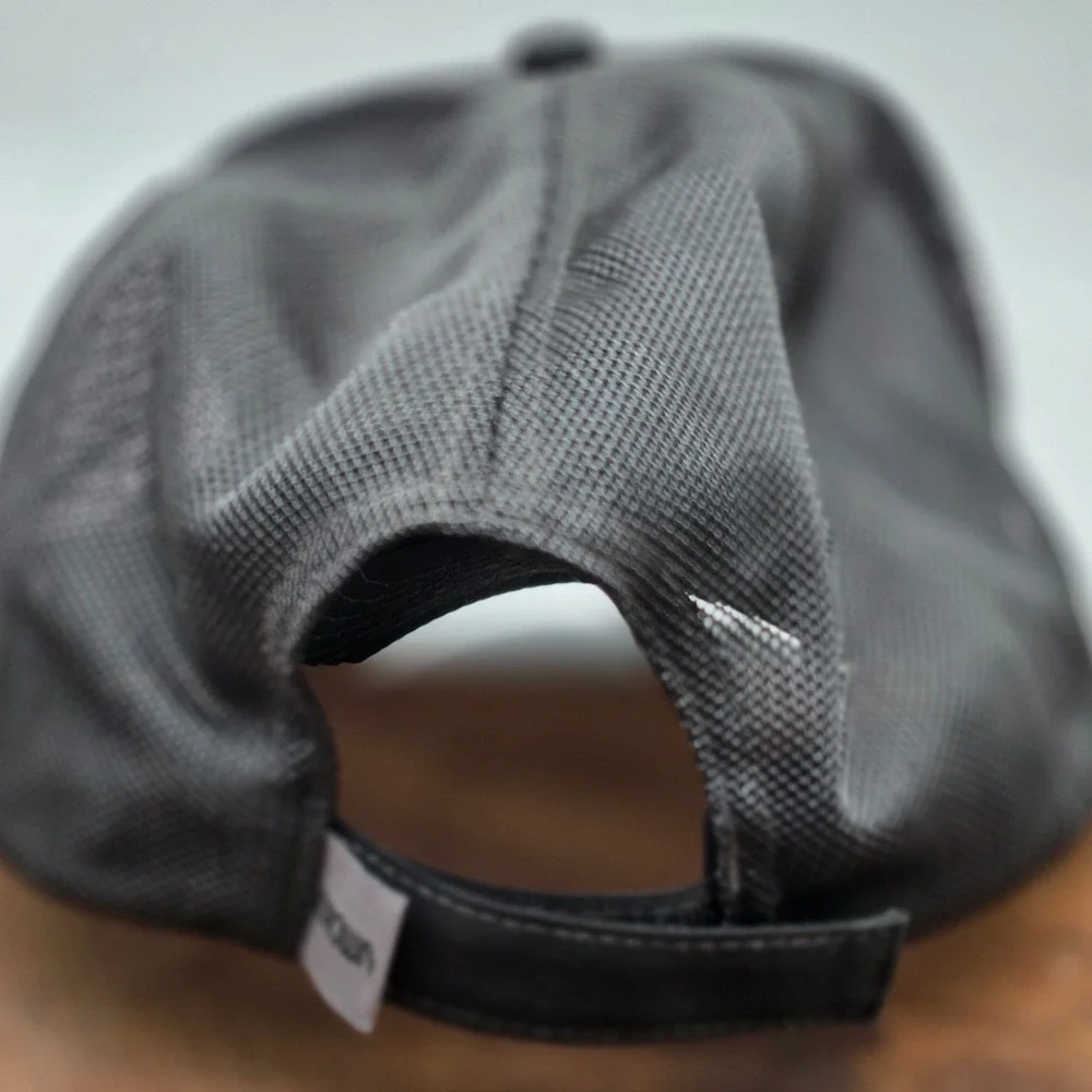 Crown Trucker Hat Mens OSFA Gray Mesh Back Adjustable Baseball Cap Casual Street